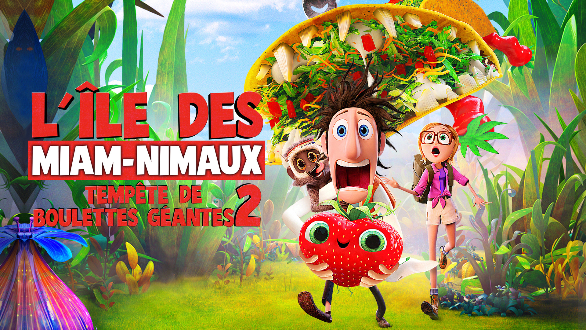 Fraise Tempete De Boulette Geante 2 VOD - L'île des Miam-nimaux : tempête de boulettes géantes 2