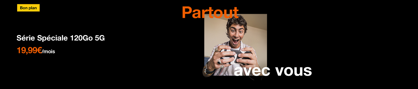 Bon plan Série Spéciale 120Go 5G 19,99/mois