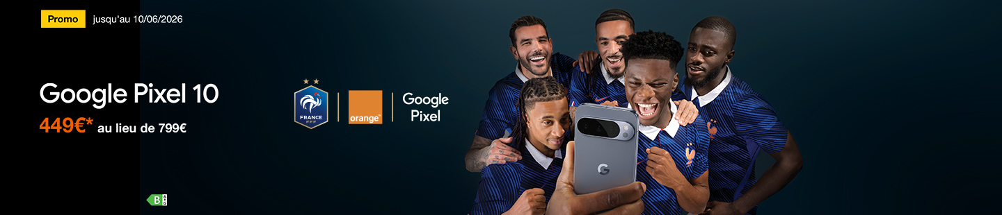 Promo jusqu'au 10 juin 2026 Google Pixel 10 à 449€ au lieu de 799€