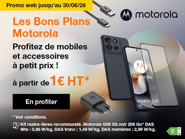 Bannière bon plan Motorola