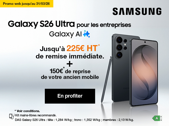 Nouvelle gamme Samsung Galaxy S26