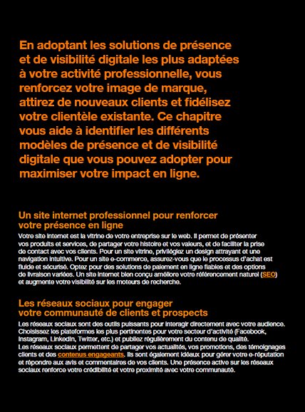 Extrait du livre blanc