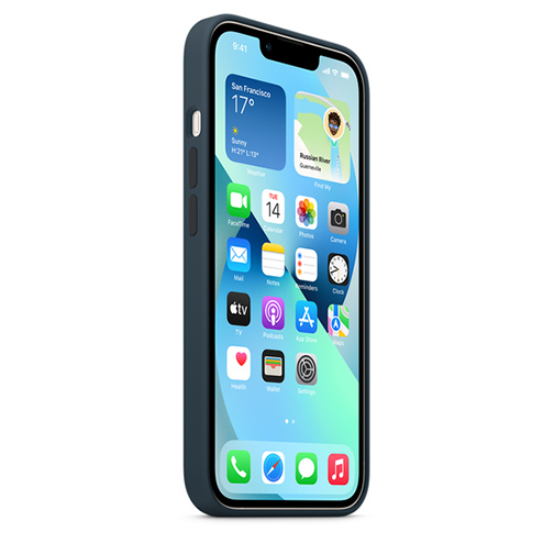 Coque en silicone avec MagSafe