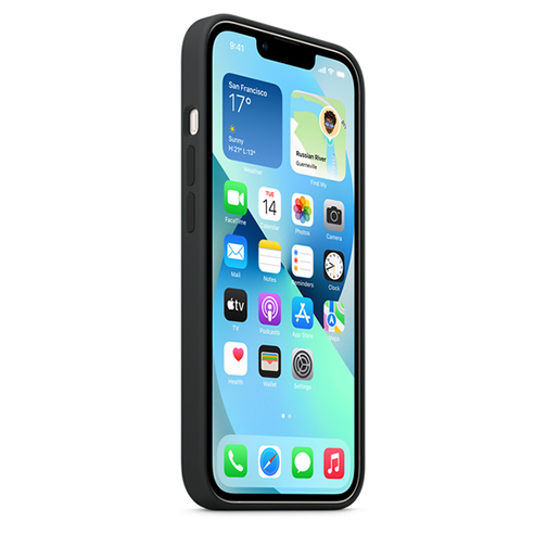 Coque en silicone avec MagSafe