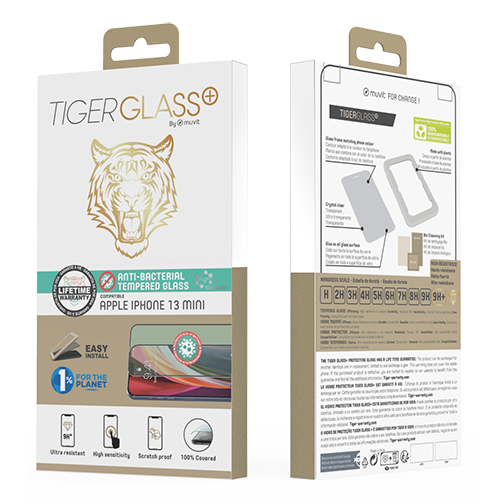 Film de Protection Tiger Glass+ pour iPhone 13 mini