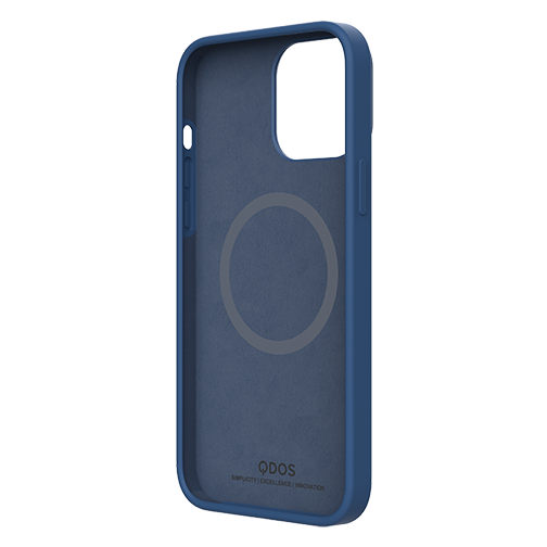 Coque Touch Pure compatible MagSafe pour iPhone 13 Pro Bleue