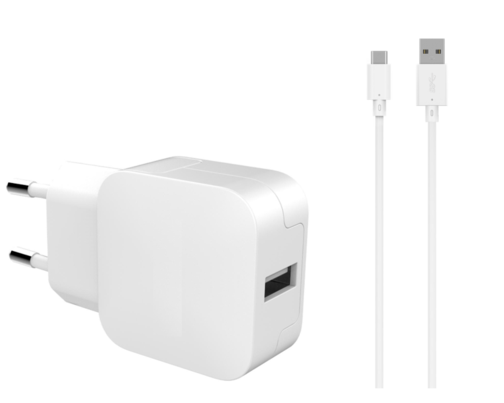 image1_Chargeur Secteur Bigben USB-A et câble USB-C