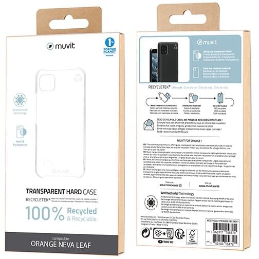 Coque Ecoresponsable Recycletek pour Orange Neva Leaf