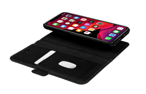 image3_Etui à rabat Lynge pour iPhone 11 Pro Noir