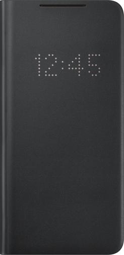 image1_Etui à rabat Led View Samsung Galaxy S21 Plus Noir