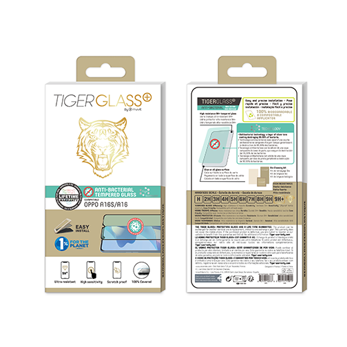 Film de Protection Tiger Glass+ pour Oppo A16s