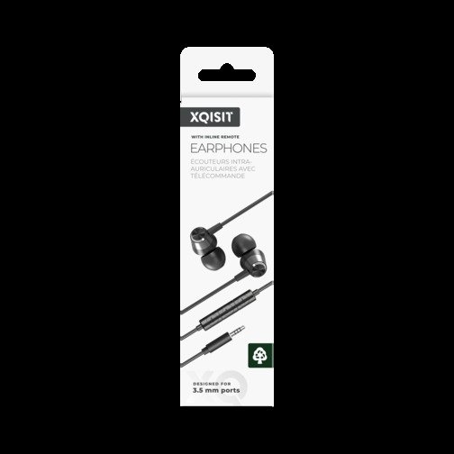 image2_Écouteurs Stéréo intra-auriculaires Filaires avec Jack 3.5 mm Noirs