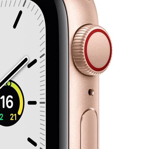 Apple Watch SE Cellular 40mm Or bracelet sport lumière stellaire