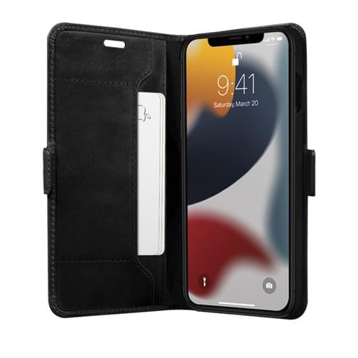 Etui à rabat en cuir Copenhagen pour iPhone 13