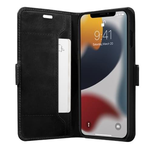 Etui à rabat en cuir Copenhagen pour iPhone 13 mini
