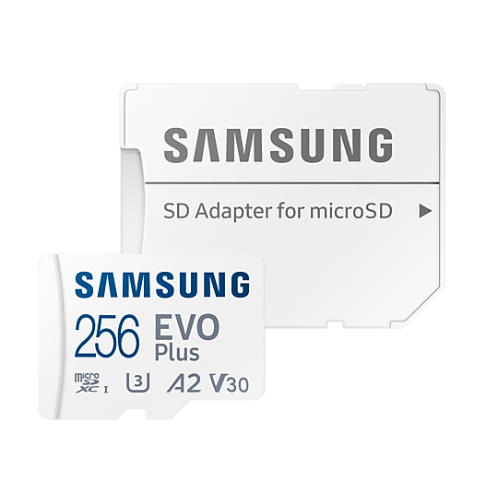 Carte Micro SD EVO PLUS avec Adaptateur SD 256 Go