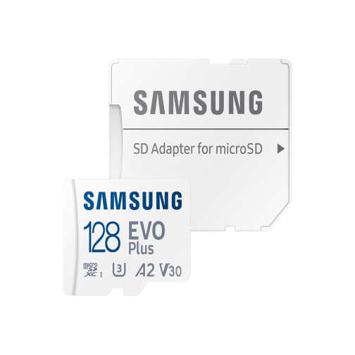Carte Micro SD EVO PLUS avec Adaptateur SD 128 Go