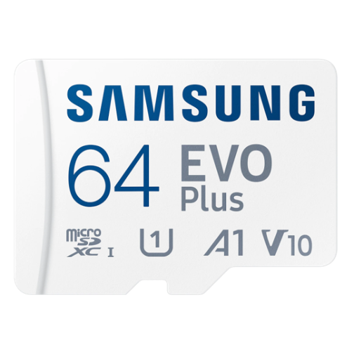 Cartes Micro SD EVO PLUS avec Adaptateur SD 64 Go