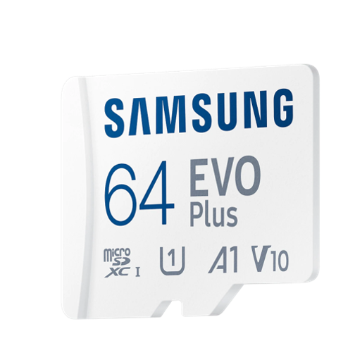 Cartes Micro SD EVO PLUS avec Adaptateur SD 64 Go