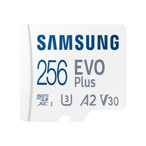 Carte Micro SD EVO PLUS avec Adaptateur SD 256 Go