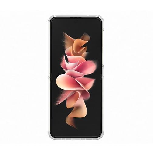 Coque en Silicone avec Anneau pour Samsung Galaxy Z Flip3