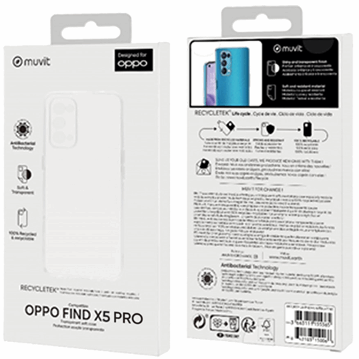 Coque Ecoresponsable Recycletek pour OPPO Find X5 Pro
