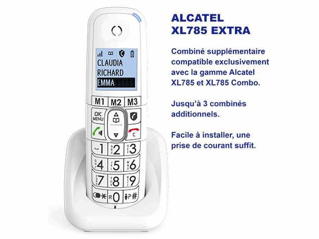 Alcatel XL785 avec répondeur