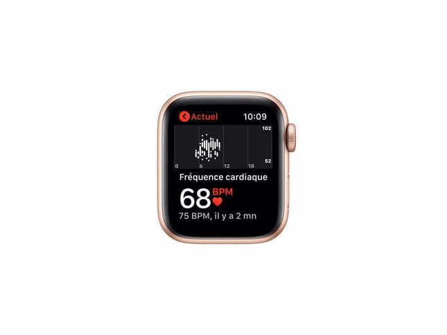 Apple Watch SE Cellular 40mm Or bracelet sport lumière stellaire