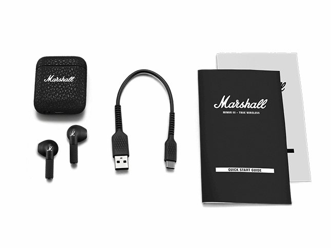 Ecouteurs Marshall Minor 3 Noir