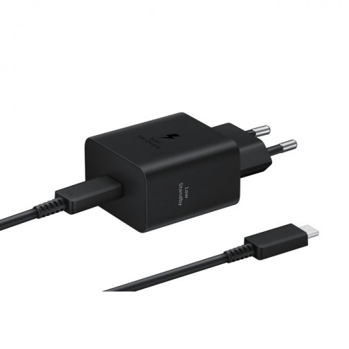 Chargeur secteur Samsung Power delivery 45W et câble USB-C noirs