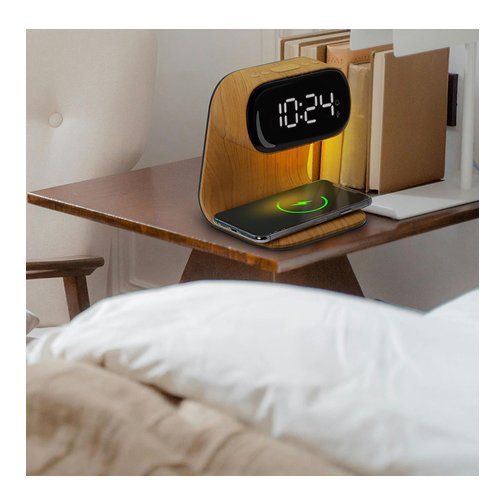 Bigben Réveil chargeur à induction mooov 15 W