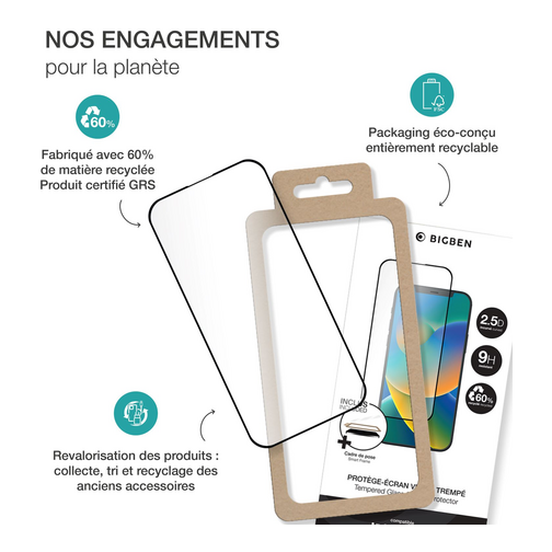 Film Bigben GRS pour HONOR Magic8 Lite cristal