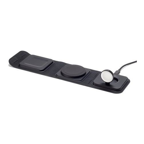 Chargeur à induction 3-en-1 Mophie compatible MagSafe 15W noire