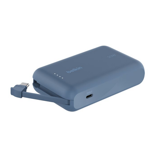 Batterie externe Belkin Power Delivery 10 000 mAh et 20W bleue
