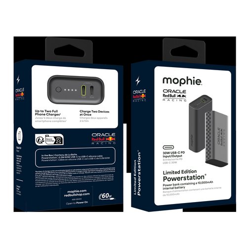 Batterie externe Mophie Power Delivery 10 000 mAh et 30W noire
