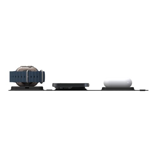 Chargeur à induction 3-en-1 Mophie compatible MagSafe 15W noire