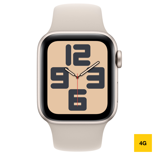 Apple Watch SE GPS 40mm alu lumière stellaire bracelet sport 2023