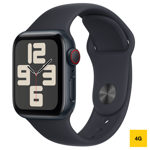 Apple Watch SE Cellular 40mm alu minuit bracelet sport 2023