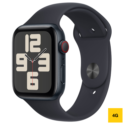 Apple Watch SE Cellular 44mm alu minuit bracelet sport 2023