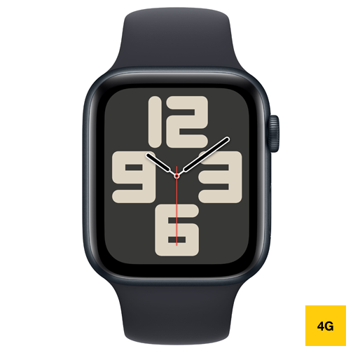 Apple Watch SE Cellular 44mm alu minuit bracelet sport 2023