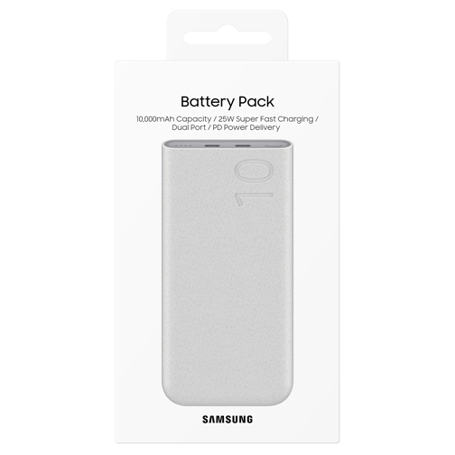 Batterie de secours Samsung 25W & 10 000 mAh beige