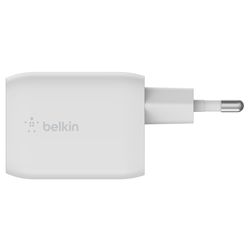 Chargeur secteur Belkin 2 ports USB-C 65W & câble 2 mètres