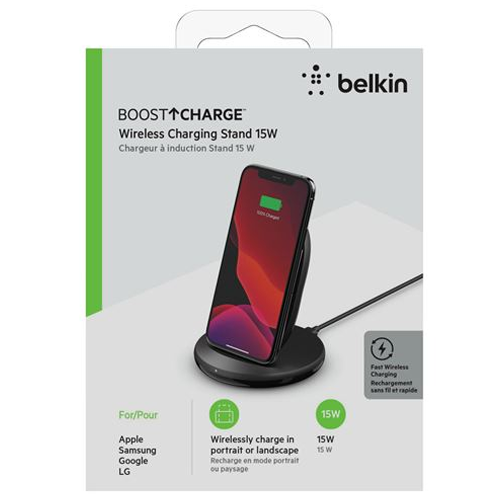 Pack chargeur induction + chargeur secteur 30W Belkin