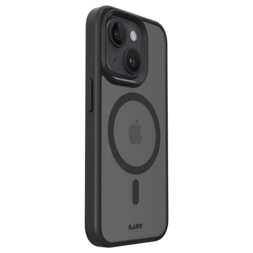 Coque Huex compatible MagSafe pour iPhone 15 noire