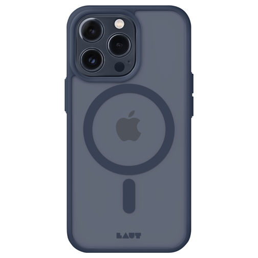 Coque Huex compatible MagSafe pour iPhone 15 Pro bleue