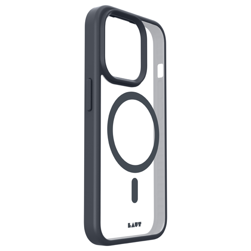 Coque Huex compatible MagSafe pour iPhone 15 Pro Max bleue
