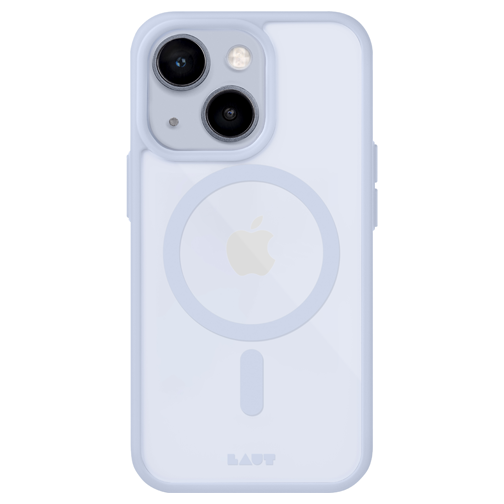 Coque Huex compatible MagSafe pour iPhone 15 Plus bleu ciel
