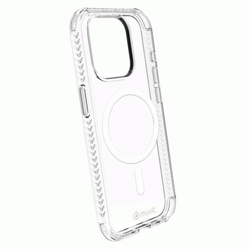Coque renforcée Made in France compatible MagSafe  iPhone 15 Pro cristal