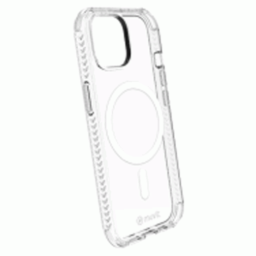 Coque renforcée made in France compatible MagSafe  iPhone 15 cristal