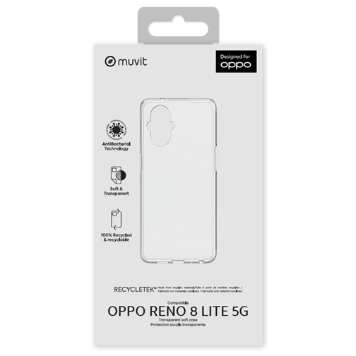 Coque Ecoresponsable Recycletek pour OPPO Reno 8 Lite